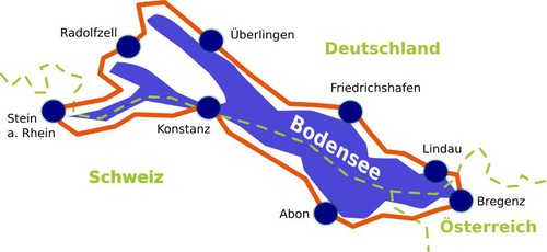 Bodenseeradweg Karte