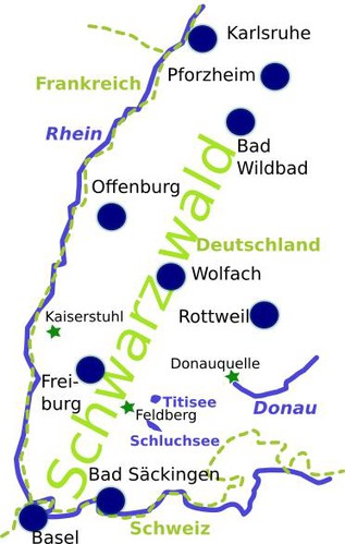 Schwarzwald Karte